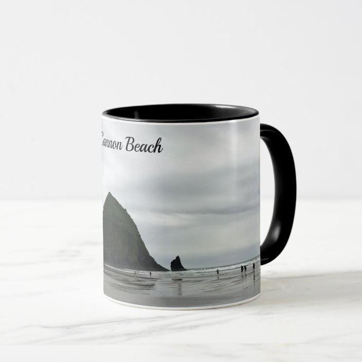 Oregon Coast Cannon Beach Haystack Rock Mug Zazzle Com