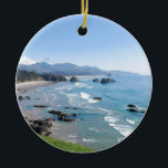 Oregon Coast Ceramic Ornament<br><div class="desc">Oregon Coastal Views</div>