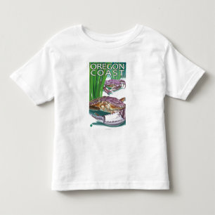 Oregon Coast Crab Toddler T-shirt