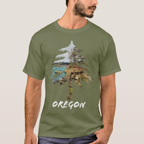 Oregon Coast Dark T_Shirt