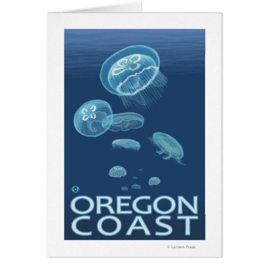 Oregon Coast Jellyfish Cards (Front)