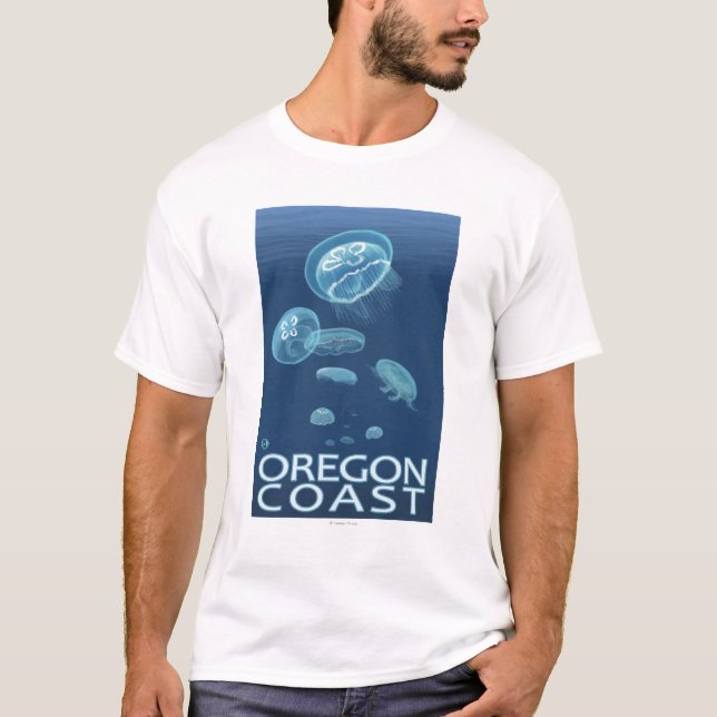 Oregon Coast Jellyfish T-Shirt (Front)