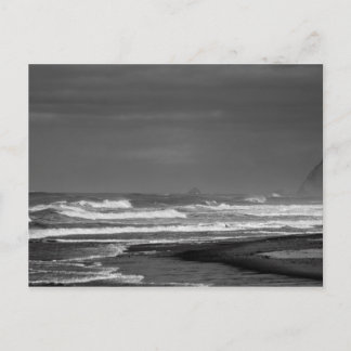 Oregon Coast Majesty in Monochrome Postcard