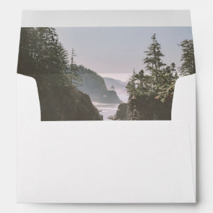 Oregon Coast Ocean Beach Landscape Photo Envelope