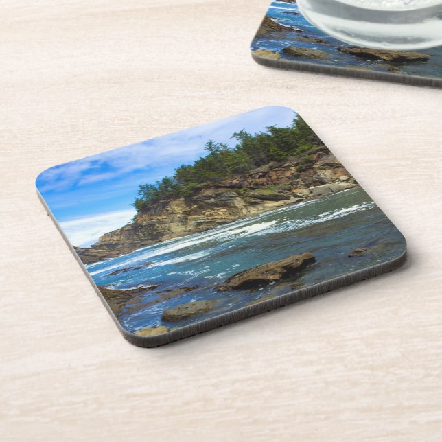 Oregon Coast Ocean Coaster Set (Left Side)