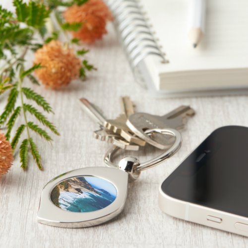 Oregon Coast picturesque landscape Keychain