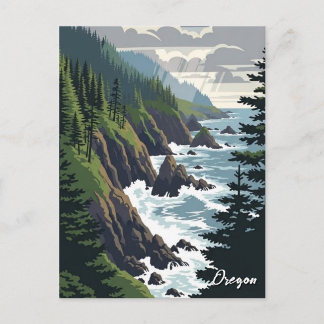 Oregon Coast Postcard (Front)