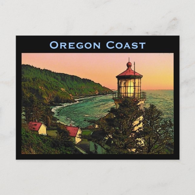 Oregon Coast Postcard (Front)