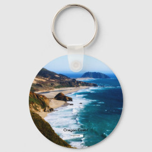 Oregon Coast, scenic photograph, Keychain
