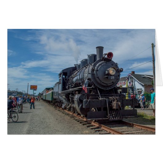 Oregon Coast Scenic Railroad Steam Engine Cards (Front Horizontal)