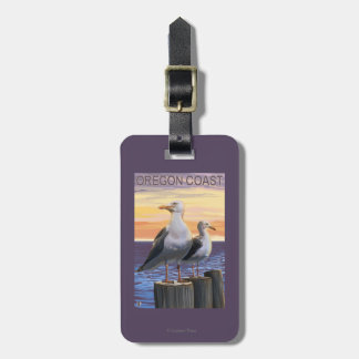 Oregon Coast Sea Gulls Luggage Tag
