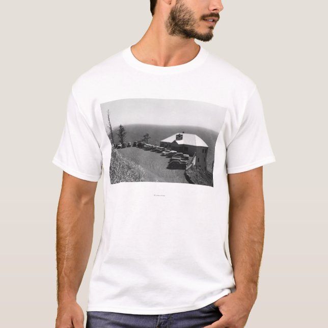 Oregon Coast Sea Lion Caves Main Office T-Shirt (Front)