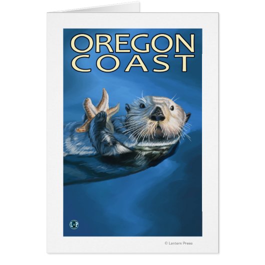 Oregon Coast Sea Otter Cards (Front)