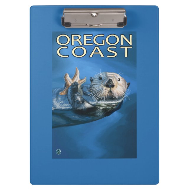 Oregon Coast Sea Otter Clipboard (Front)