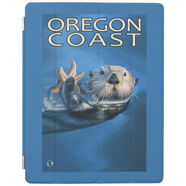 Oregon Coast Sea Otter iPad Smart Cover (Front)