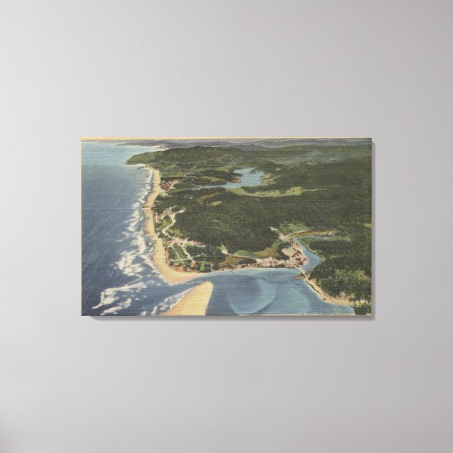 Oregon Coast - Siletz Bay, Taft, Nelscott Canvas Print (Front)