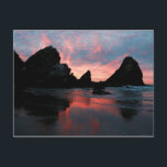 Oregon Coast Sunrise Harris Beach Postcard<br><div class="desc">Hello! Hope you like this photo I took on my travels! Feel free to add your own text and check my shops for more!</div>