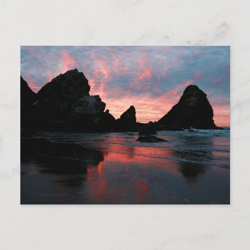 Oregon Coast Sunrise Harris Beach Postcard