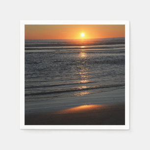 Oregon Coast Sunset Photo Napkin