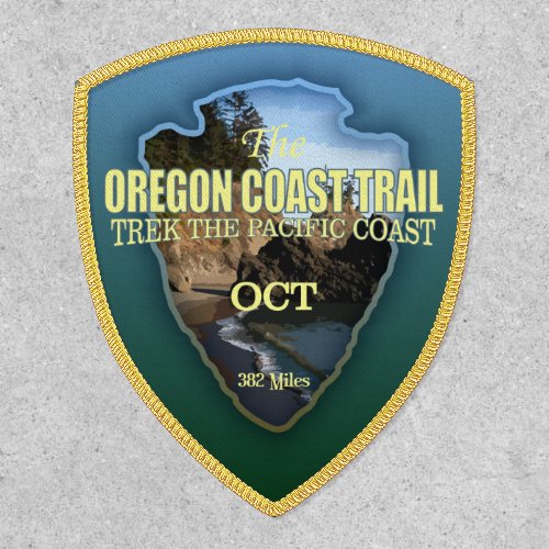 Oregon Coast Trail arrowhead  Patch