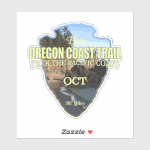 Oregon Coast Trail (arrowhead) Sticker