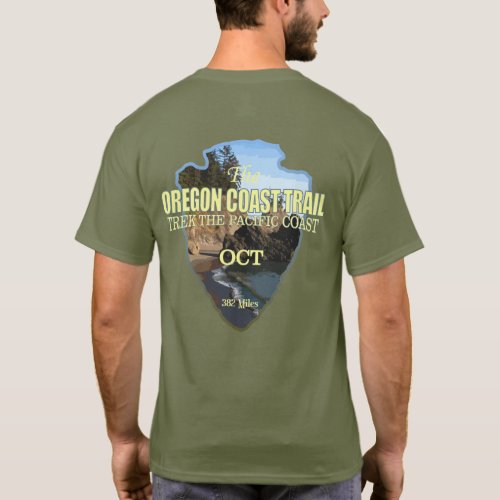 Oregon Coast Trail arrowhead T_Shirt