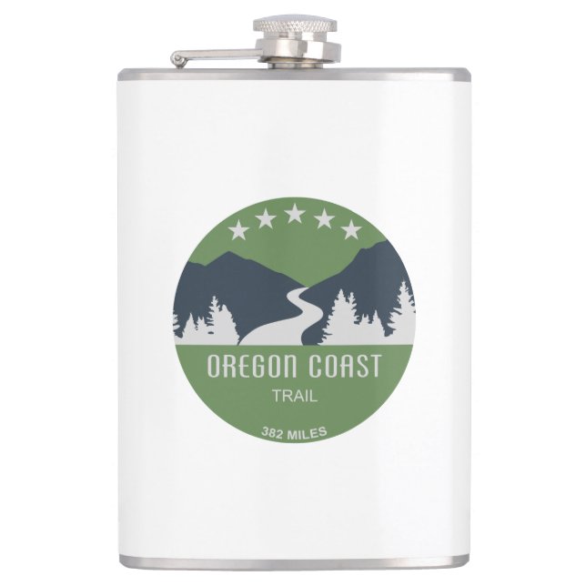 Oregon Coast Trail Flask (Front)