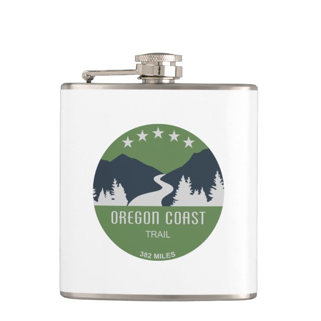 Oregon Coast Trail Flask (Front)