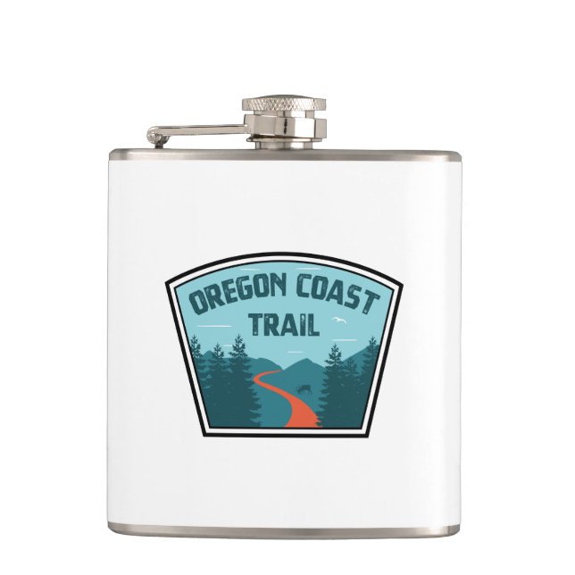 Oregon Coast Trail Flask (Front)