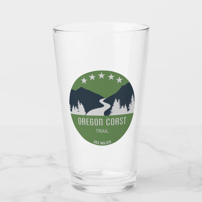 Oregon Coast Trail Glass (Front)