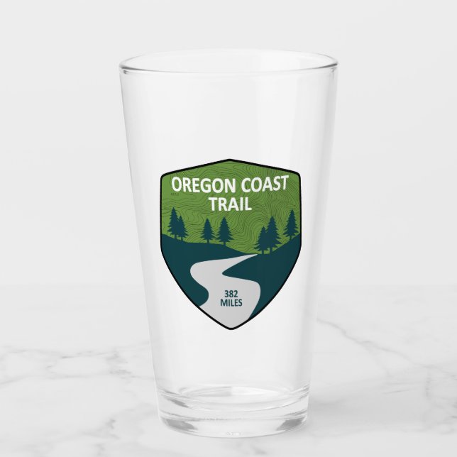Oregon Coast Trail Glass (Front)