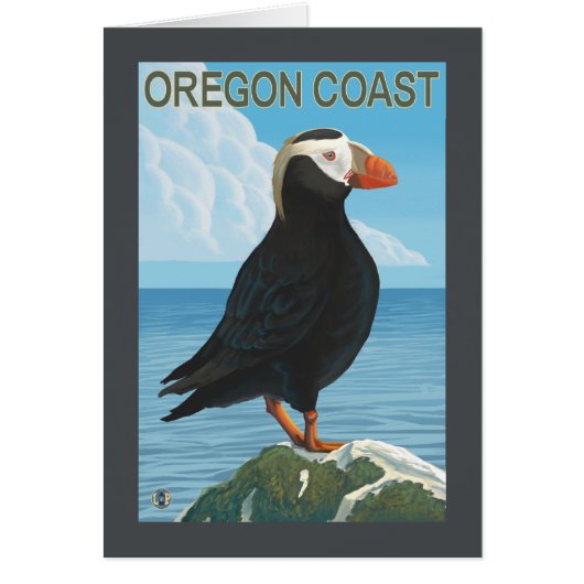 Oregon Coast Tufted Puffin Cards (Front)