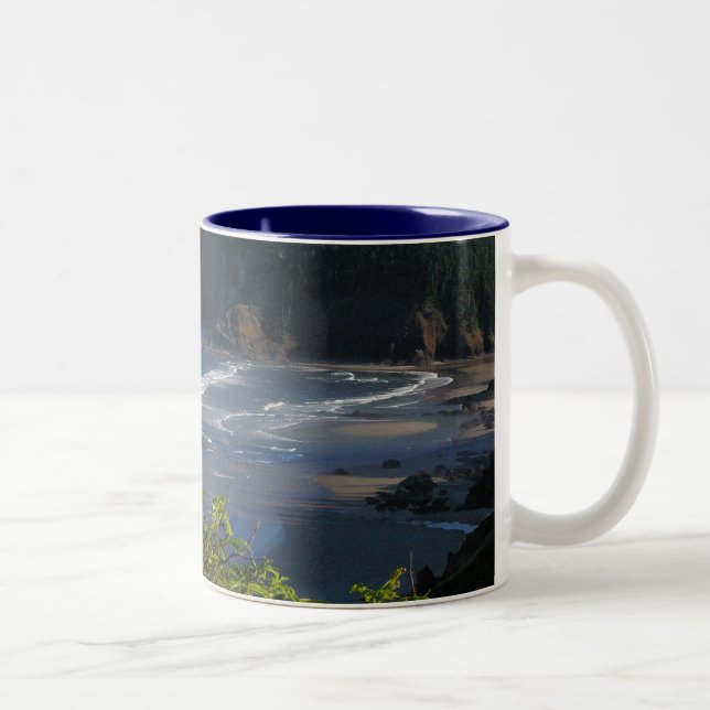 Oregon Coast Two-Tone Coffee Mug (Right)