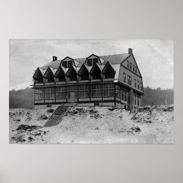 Oregon Coast View of Outlook Inn Hotel Poster (Front)