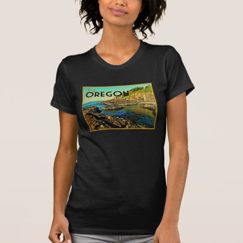 Oregon Coast Vintage T_Shirt