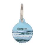 Oregon Coast Waves Pet ID Tag