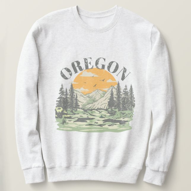Oregon Crewneck Sweatshirt (Design Front)