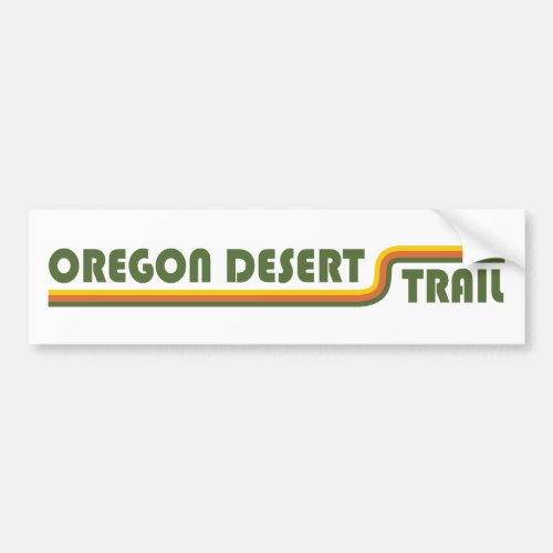 Oregon Desert Trail Bumper Sticker