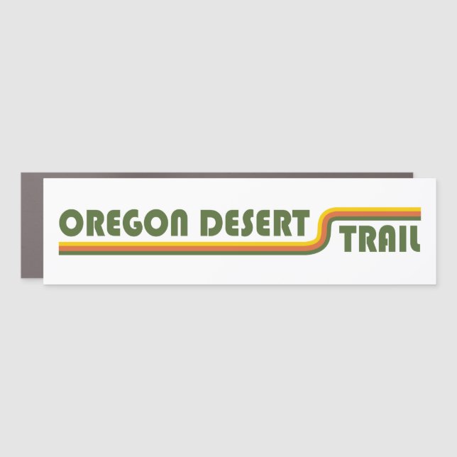 Oregon Desert Trail Car Magnet (Front)