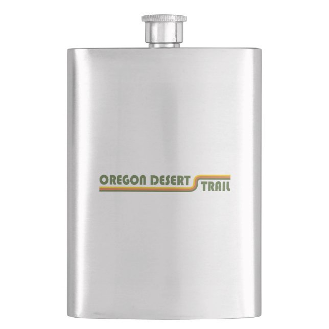 Oregon Desert Trail Flask (Front)