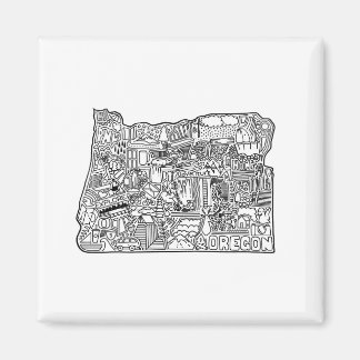 Oregon Doodle Magnet