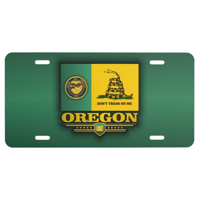 Oregon DTOM License Plate (Front)