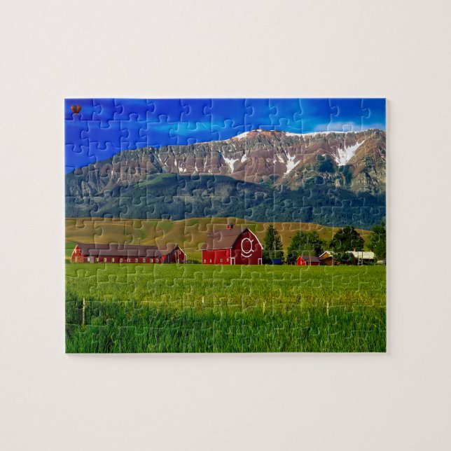 Oregon Farm Buildings Jigsaw Puzzle (Horizontal)