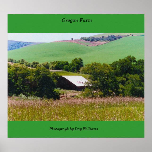 Oregon Farm Poster (Front)