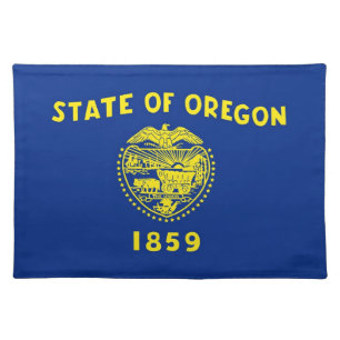 Oregon Flag American MoJo Placemat