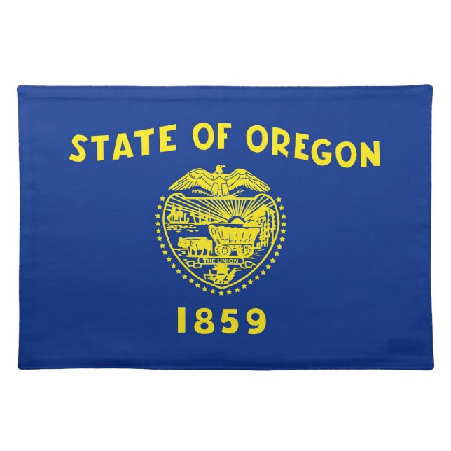 Oregon Flag American MoJo Placemat (Front)