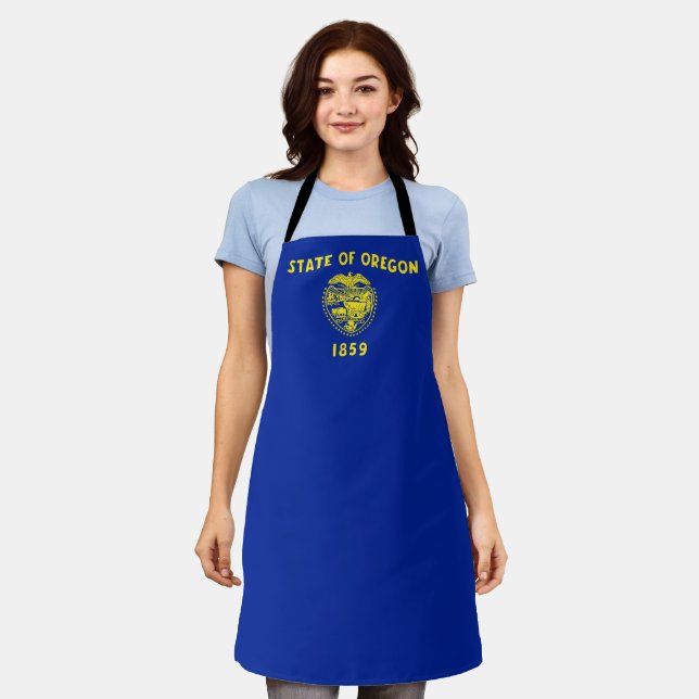 Oregon flag apron (Worn)
