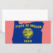 Oregon Flag Map (Front/Back)