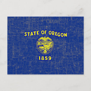 OREGON FLAG POSTCARD