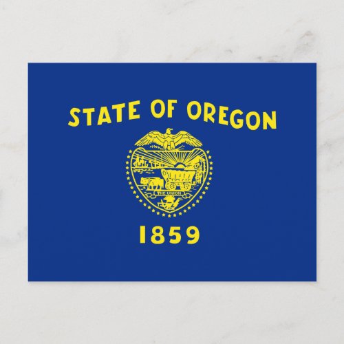 Oregon Flag Postcard